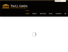 Tablet Screenshot of ganimlegal.com